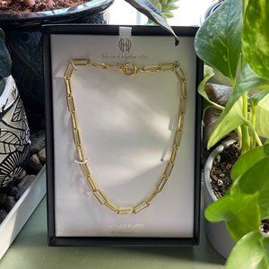 House of Harlow 1960 16" 18K Gold Plated Necklace
